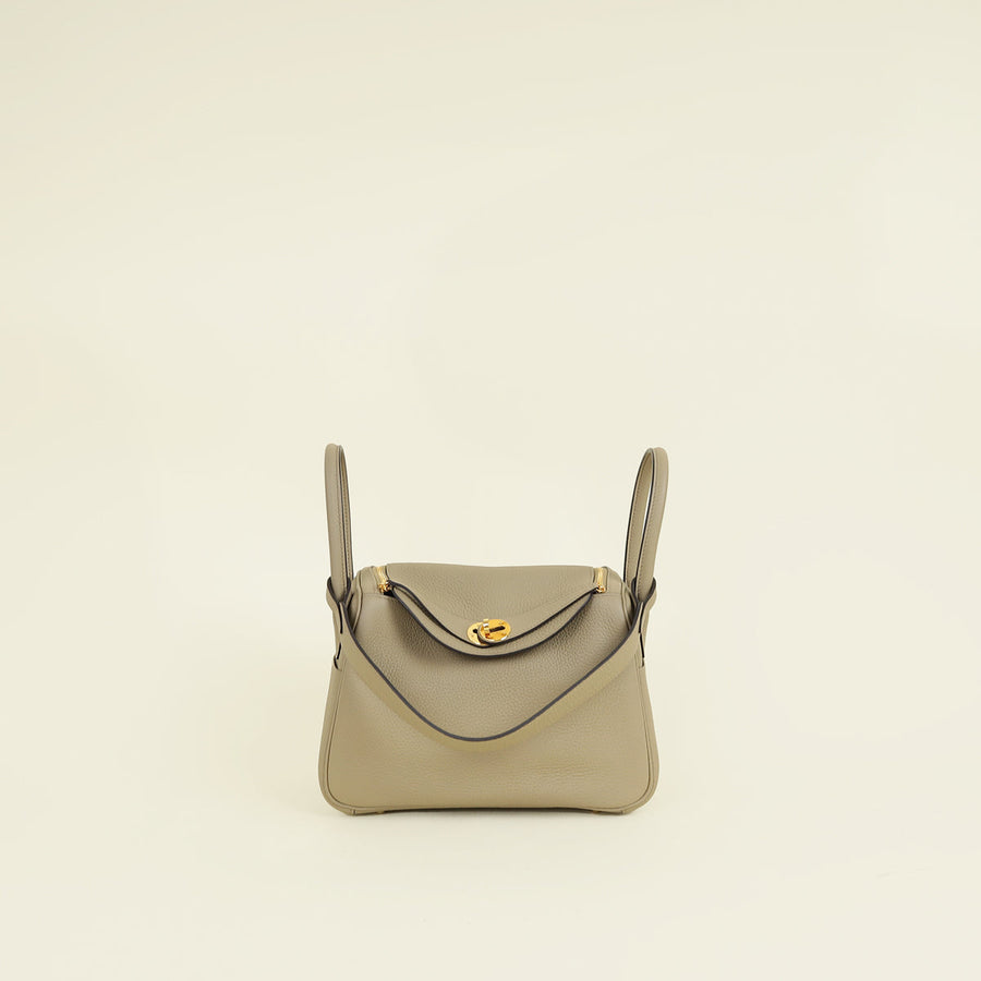 Hermes Beige Marfa Lindy 26 Bag