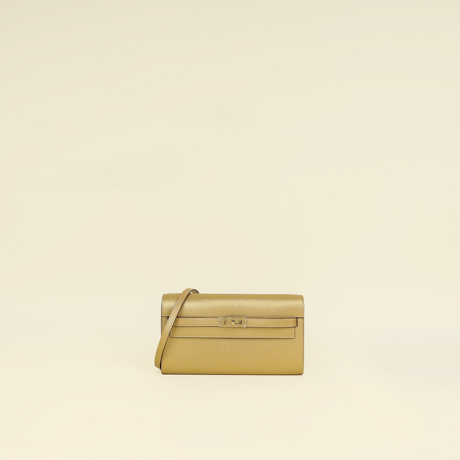 Hermes Dore Chamkilight Kelly To Go Wallet