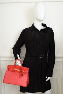 Hermes Bi-Color Matte Alligator Mississippiensis Birkin 25 Bag