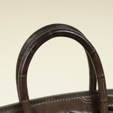 Hermes Gris Elephant 8C Matte Alligator Mississippiensis Birkin 25 Bag