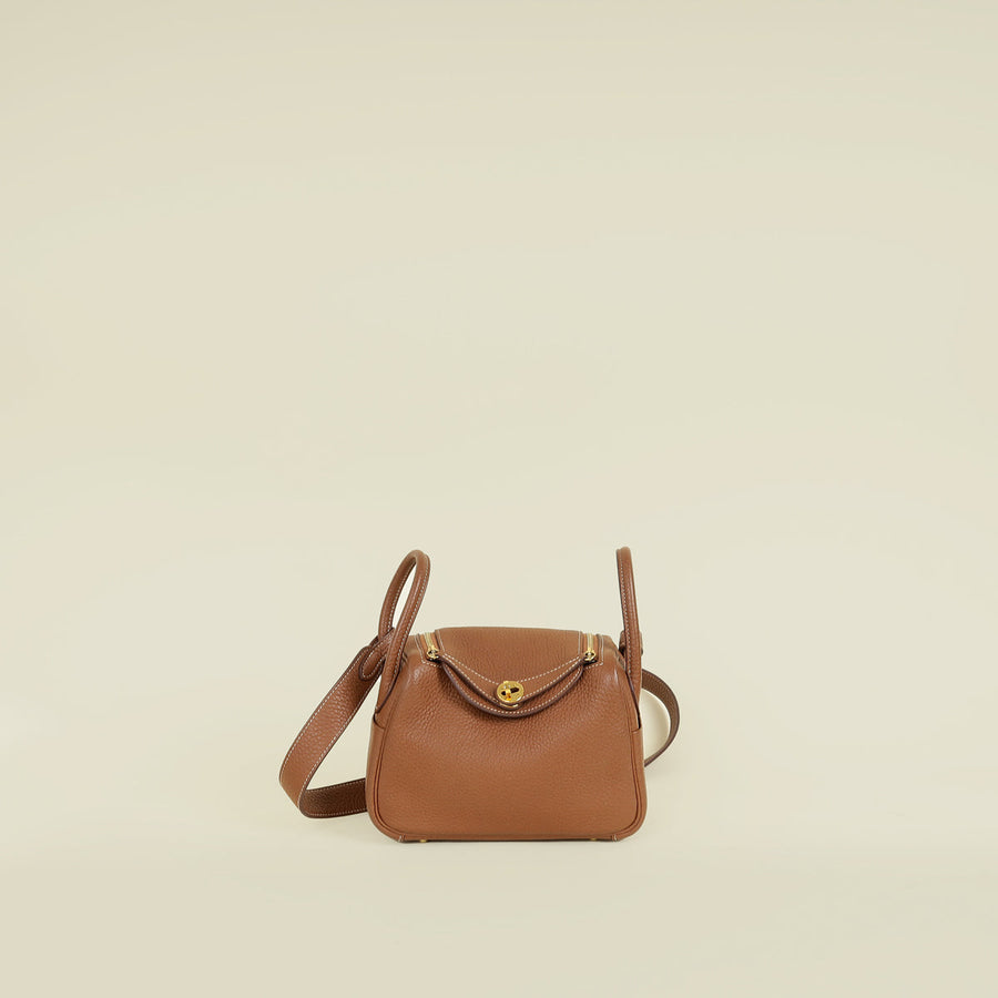 Hermes Alezan Mini Lindy Bag