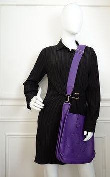 Hermes Ultraviolet Evelyne III 29 PM Bag
