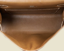 Hermes Etoupe Kelly Pochette Lizard Bag