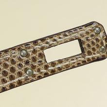 Hermes Etoupe Kelly Pochette Lizard Bag