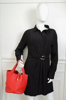 Hermes Rouge Casaque Picotin Lock 22 Bag