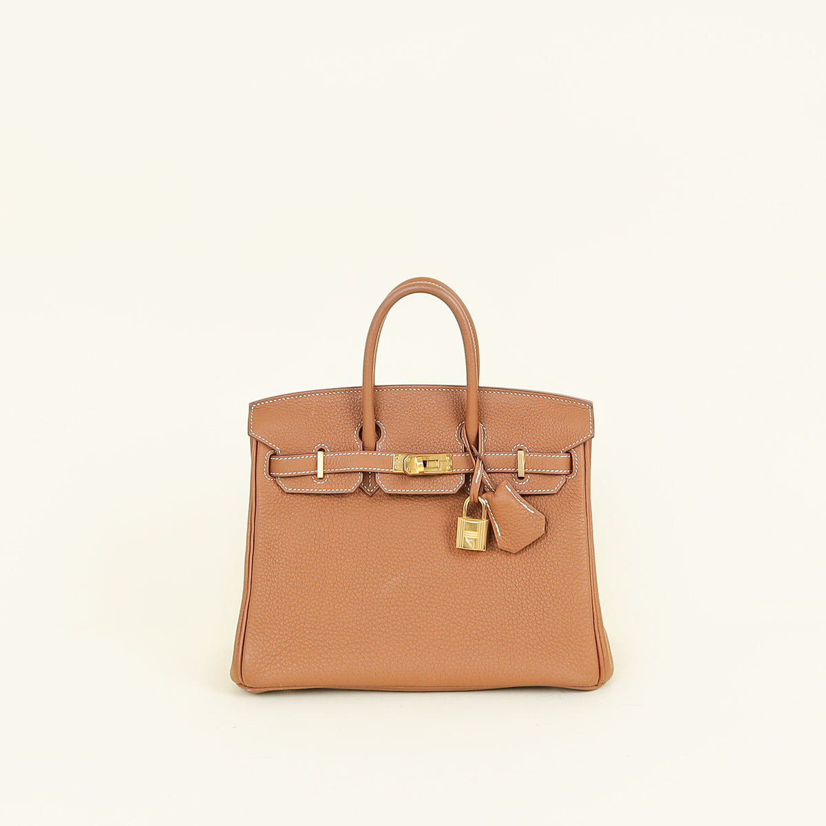 Hermes Gold Retourne Birkin 25 Bag
