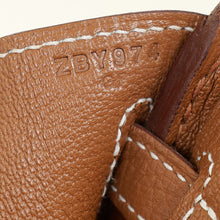 Hermes Gold Retourne Birkin 25 Bag