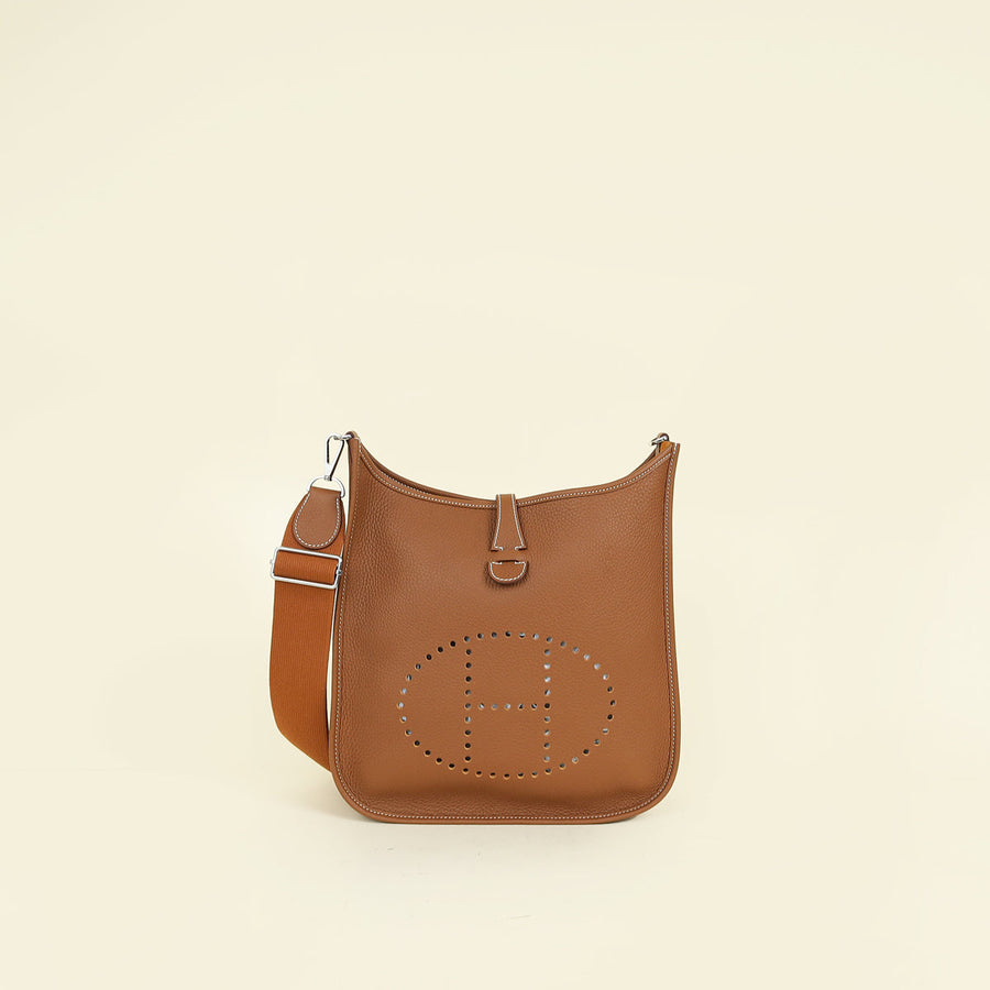 Hermes Gold Evelyne III PM Bag