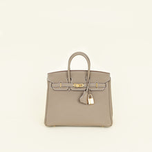 Hermes Etoupe Retourne Birkin 25 Bag