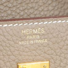 Hermes Etoupe Retourne Birkin 25 Bag