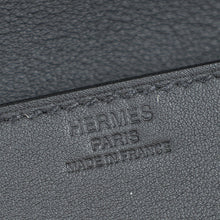 Hermes Noir Birkin Shadow Clutch