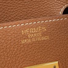 Hermes Gold Retourne Birkin 35 Bag