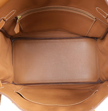 Hermes Gold Retourne Birkin 35 Bag