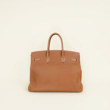Hermes Gold Retourne Birkin 35 Bag