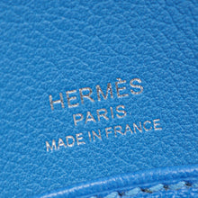 Hermes Bleu Zanzibar Roulis Mini Evercolor Bag