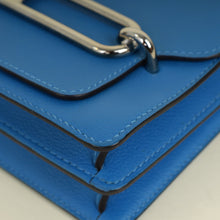 Hermes Bleu Zanzibar Roulis Mini Evercolor Bag