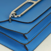 Hermes Bleu Zanzibar Roulis Mini Evercolor Bag