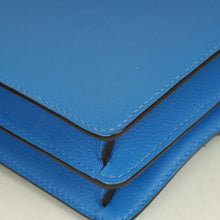 Hermes Bleu Zanzibar Roulis Mini Evercolor Bag