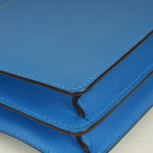 Hermes Bleu Zanzibar Roulis Mini Evercolor Bag