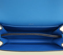 Hermes Bleu Zanzibar Roulis Mini Evercolor Bag