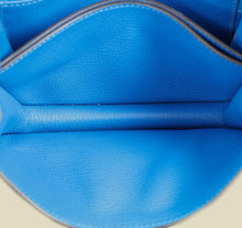 Hermes Bleu Zanzibar Roulis Mini Evercolor Bag