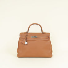 Hermes Gold Kelly 35 Retourne Bag