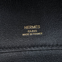 Hermes Noir Kelly Cut Clutch