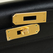 Hermes Noir Kelly Cut Clutch