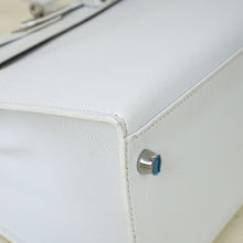 Hermes Blanc Kelly 35 Sellier Bag