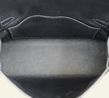 Hermes Noir Mini Kelly Sellier Alligator Bag