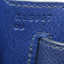 Hermes Bleu Saphire Kelly 32 Sellier Bag