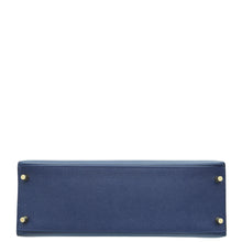 Hermes Bleu Saphire Kelly 32 Sellier Bag