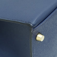Hermes Bleu Saphire Kelly 32 Sellier Bag