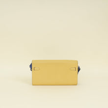 Hermes Jaune Poussin Kelly To Go Chevre Mysore Wallet w/ Twilly