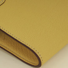 Hermes Jaune Poussin Kelly To Go Chevre Mysore Wallet w/ Twilly