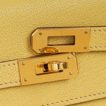 Hermes Jaune Poussin Kelly To Go Chevre Mysore Wallet w/ Twilly