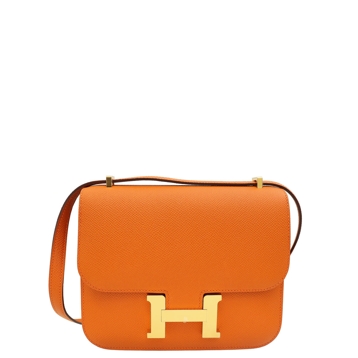 Hermes Orange Constance III Re-Edition Mini Bag