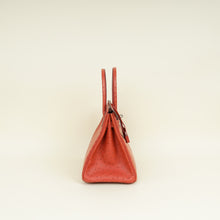 Hermes Cuivre Ostrich Retourne Horseshoe Birkin 30 Bag