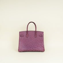 Hermes Violine Ostrich Retourne Birkin 30 Bag