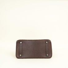 Hermes Chocolate Ostrich Retourne Birkin 30 Bag