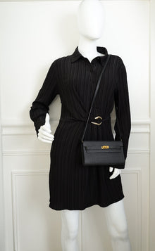 Hermes Noir Kelly To Go Wallet