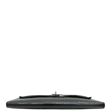 Hermes Noir Kelly Cut Shiny Crocodile Porosus Bag