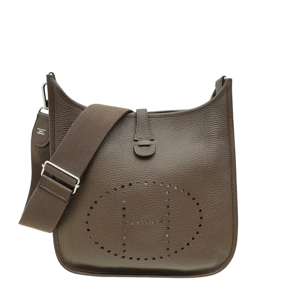 Hermes Chocolate Evelyne III PM Bag