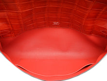 Hermes Miel Shiny Niloticus Crocodile Kelly Cut Bag