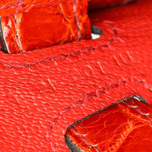 Hermes Miel Shiny Niloticus Crocodile Kelly Cut Bag