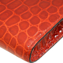 Hermes Miel Shiny Niloticus Crocodile Kelly Cut Bag
