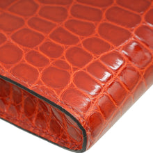 Hermes Miel Shiny Niloticus Crocodile Kelly Cut Bag