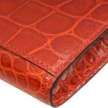 Hermes Miel Shiny Niloticus Crocodile Kelly Cut Bag