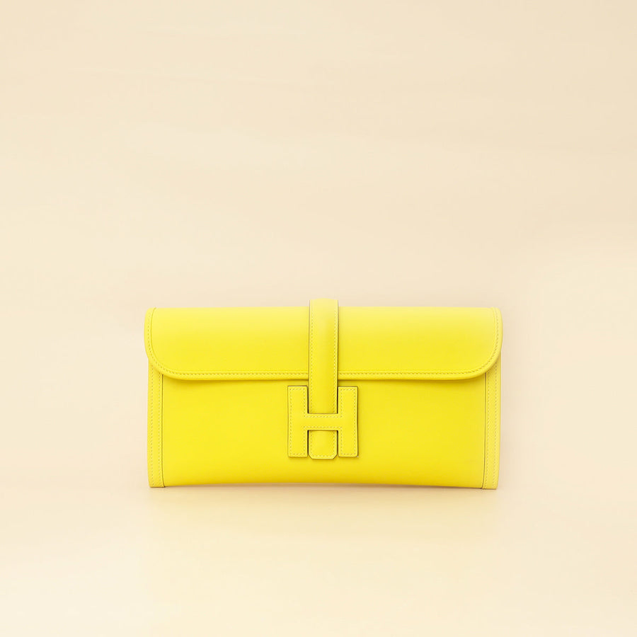 Hermes Lime Jige Elan 29 Swift Clutch