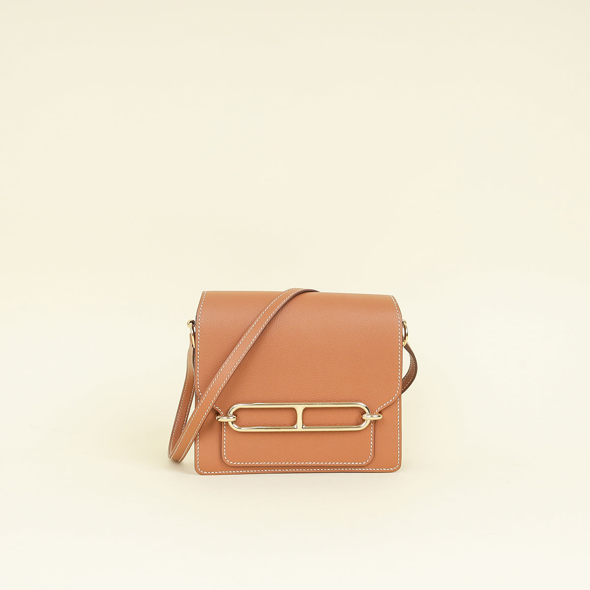 Hermes Gold Roulis Mini Evercolor Bag